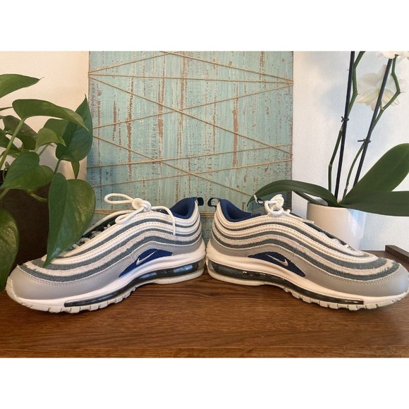 Nike Air Max 97 OG Gray and Blue DQO132-991 Women’s US Size 8 EUR 39 - Picture 3 of 15